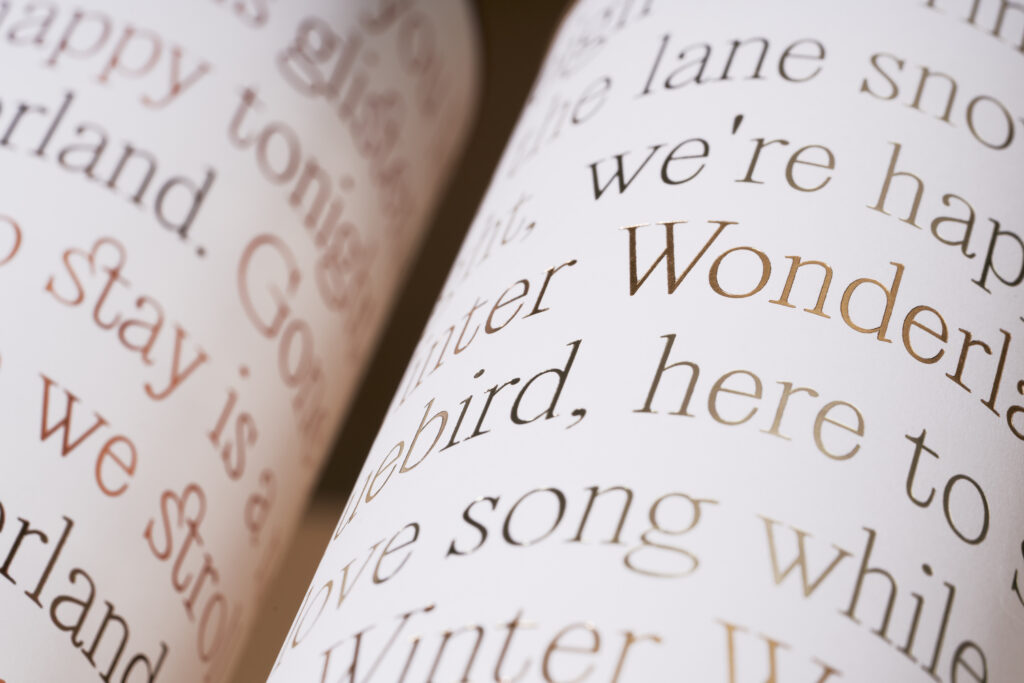 Tube with Writing